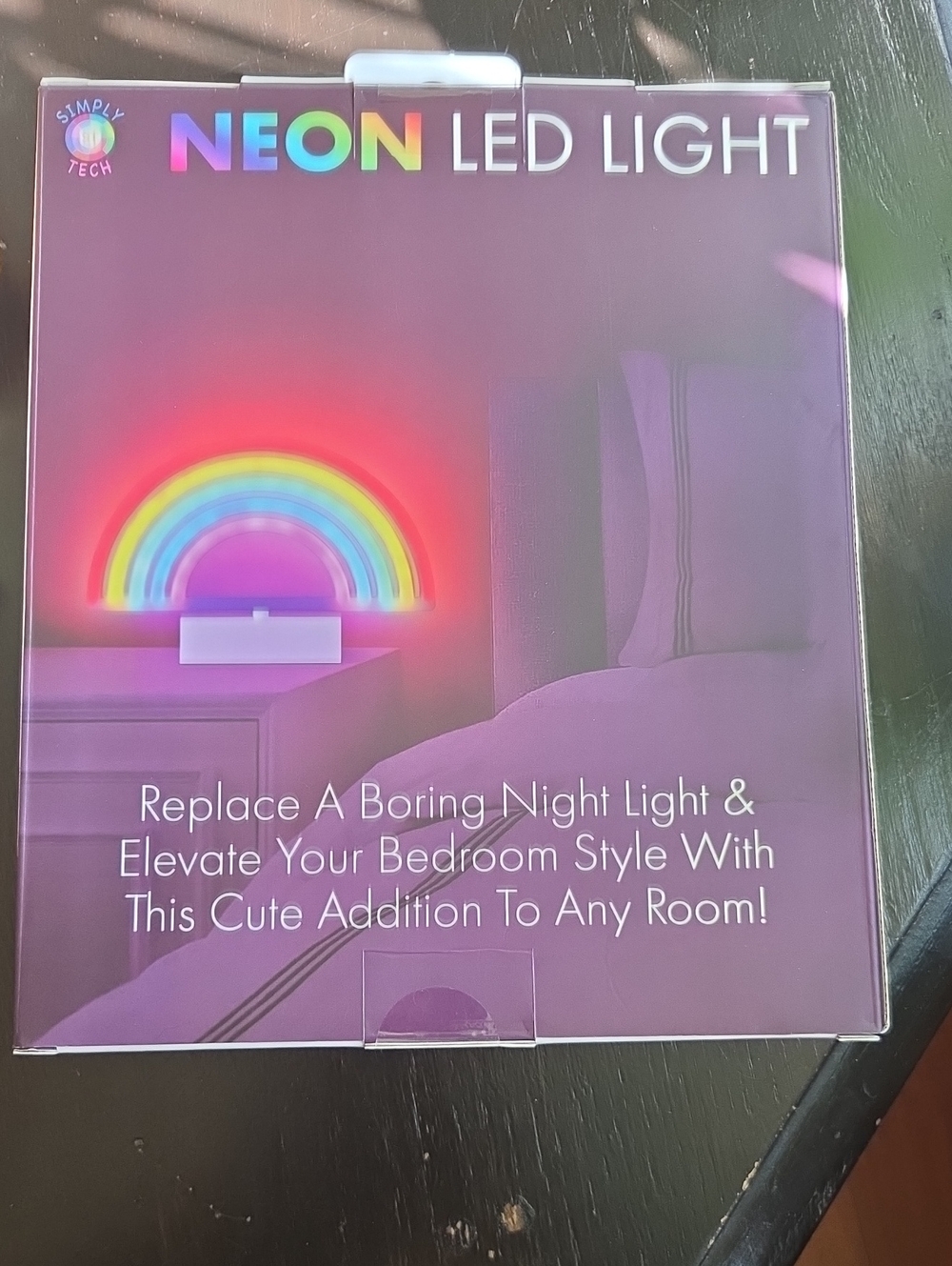 Neon Rainbow LED Night Light - Multi-Color